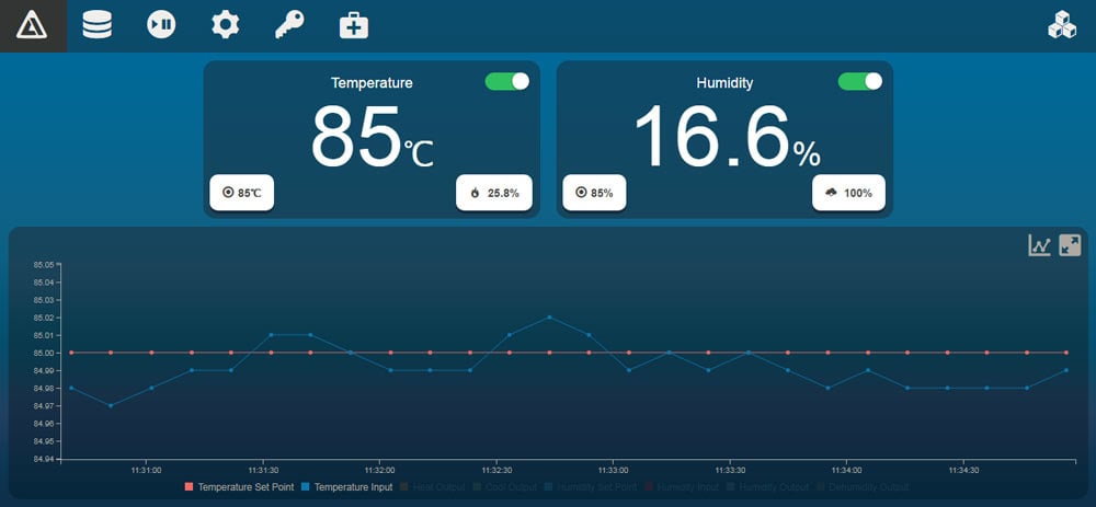 AES app screenshot