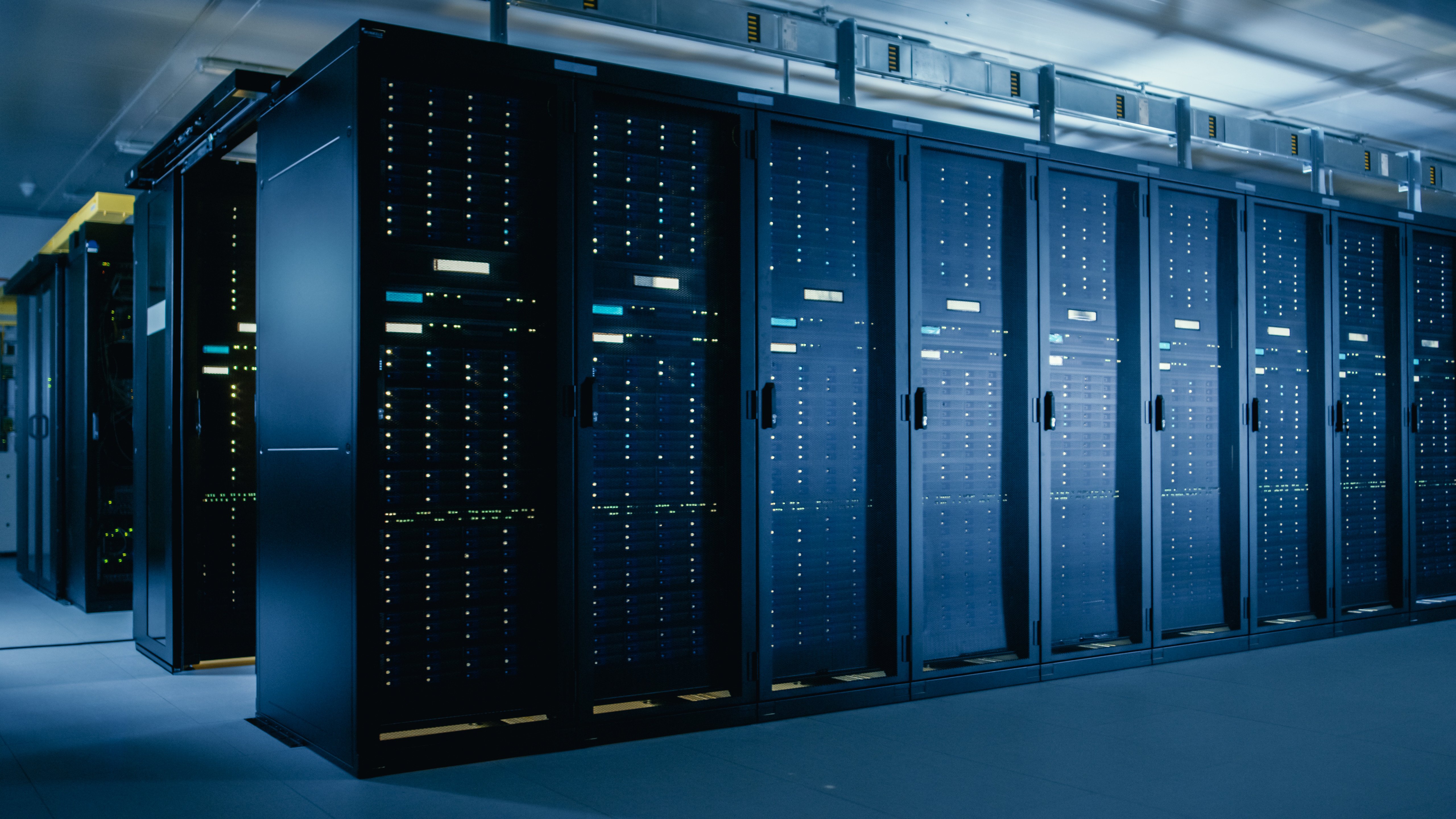Data Racks at a data center