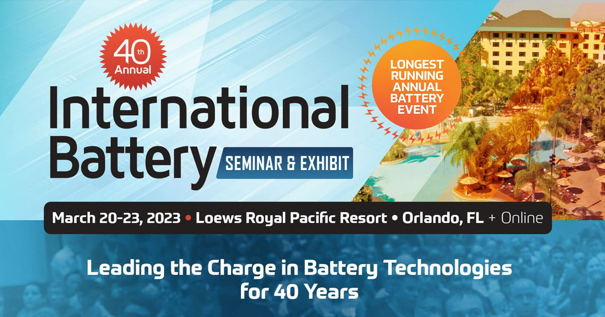 International Battery Seminar & Exhibit logo