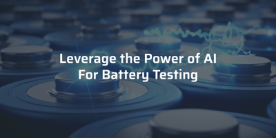 artificial intelligence for battery testing