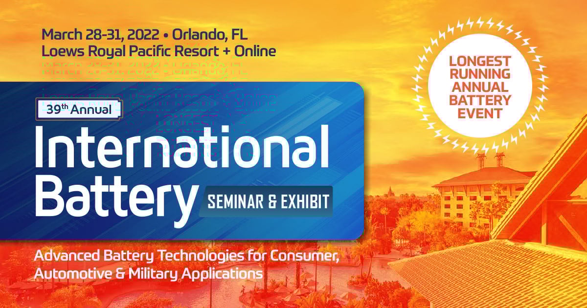 AES at the 2022 International Battery Seminar