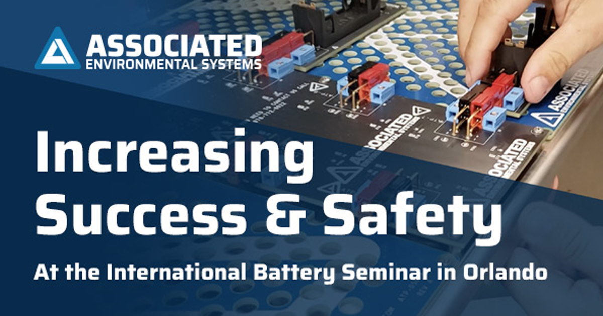 International Battery Seminar: Lean & Safe Battery Testing from AES