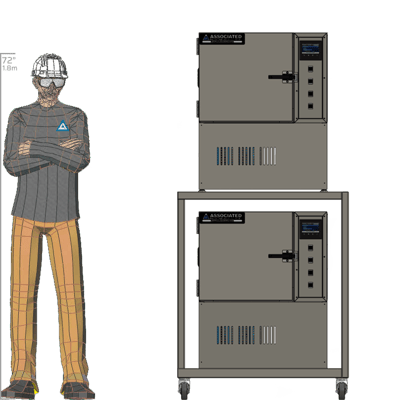 Illustration of man next to for scale