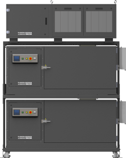 FUSION Two 12 Cu Ft Chamber with Cycler on top