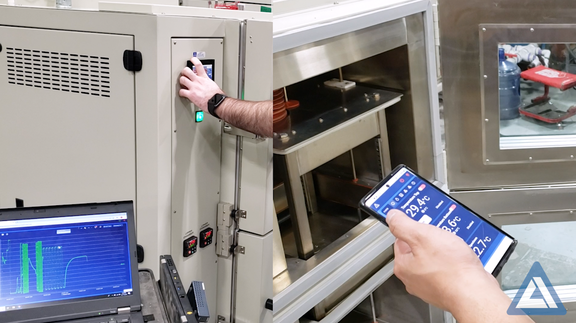 AESONE CONNECT for easy remote access to operate or monitor your DUT at your desk, laptop, tablet, or phone.