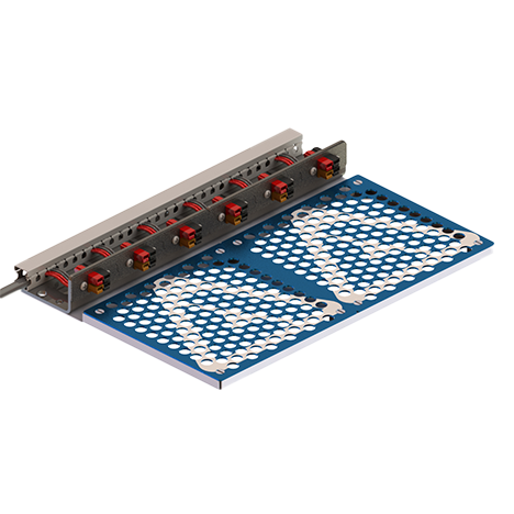 AES Battery Testing Fixture Power Pole Connectors for Cylindrical and Coin cell 6 channels