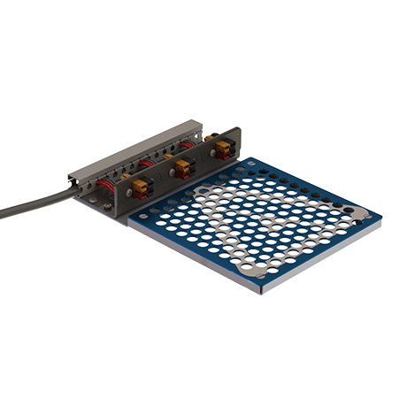 AES Battery Testing Fixture Power Pole Connectors for Cylindrical and Coin cell 3 channels