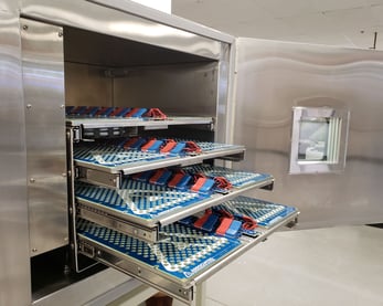 ATP battery testing fixture organizes testing, increases devices under test, and collects data seamlessly.