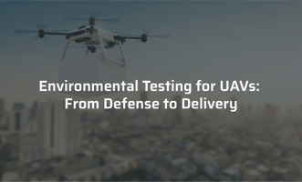 Commercial delivery and defense UAVs/drones emphasizing environmental testing and reliability.