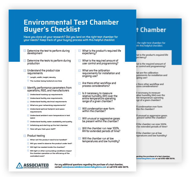 Buyer's Checklist