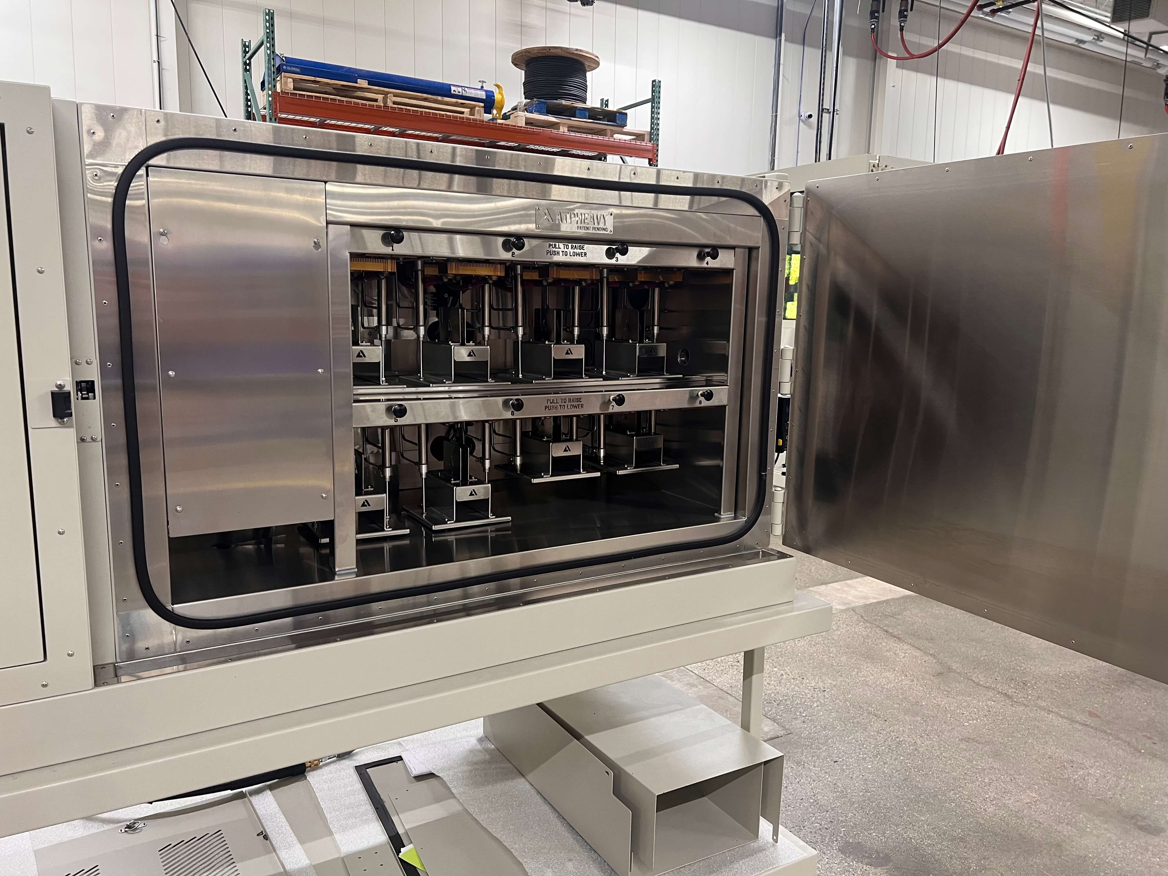 8 Channel 500 Amp Prismatic Cell Testing
